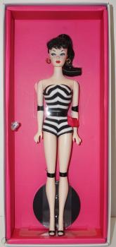 Mattel - Barbie - 75th Anniversary Silkstone Number 1 - Brunette - кукла (Barbie Convention)